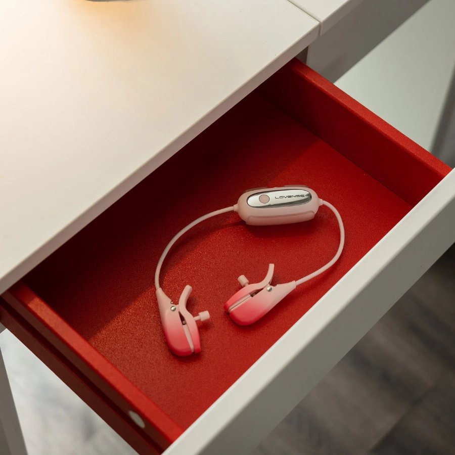 Lovense Gemini App Controlled Wearable Vibrating Nipple Clamps