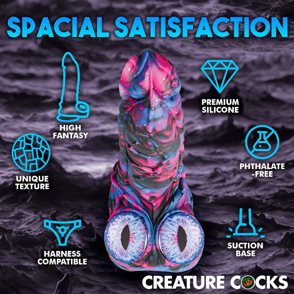 Creature Cocks Alienoid Silicone Dildo with Suction Cup 8.8 Inch 