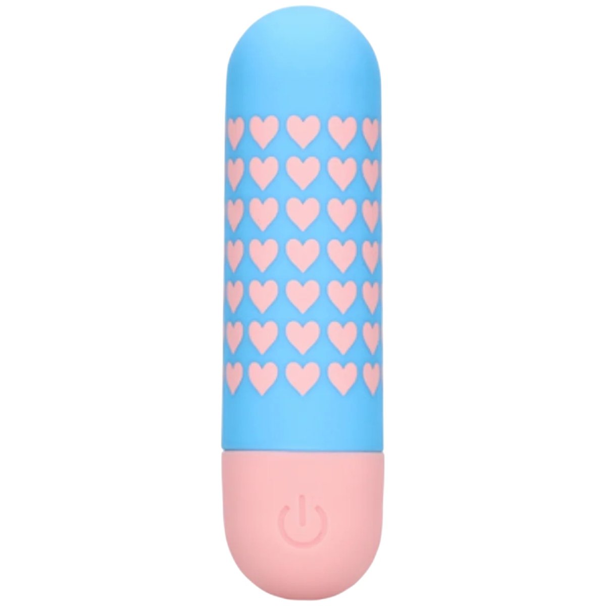 S-Line Heart To Get Rechargeable Bullet Vibrator Blue &amp, Pink