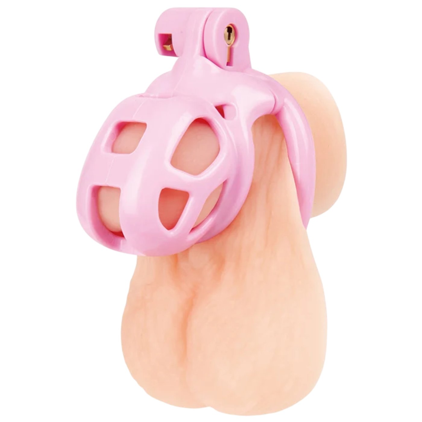 Blue Line Humiliation Prisoner Small Pink Chastity Cage