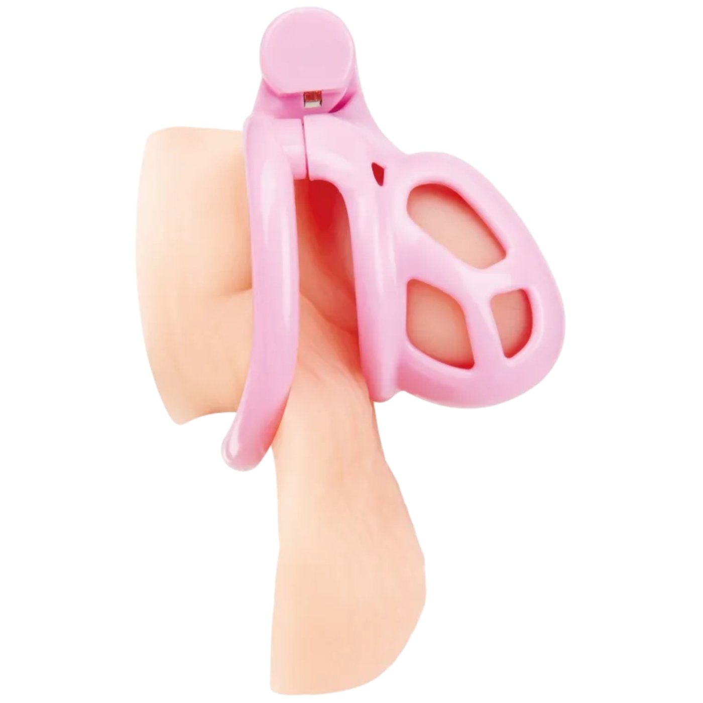 Blue Line Humiliation Prisoner Small Pink Chastity Cage