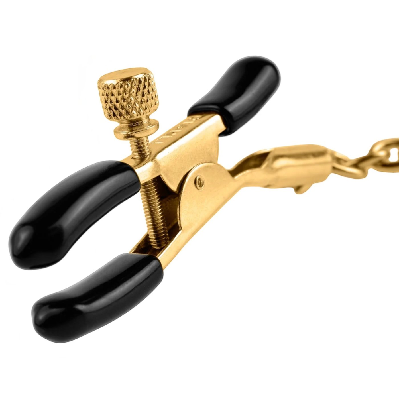 Fetish Fantasy Gold Adjustable Chain Nipple Clamps