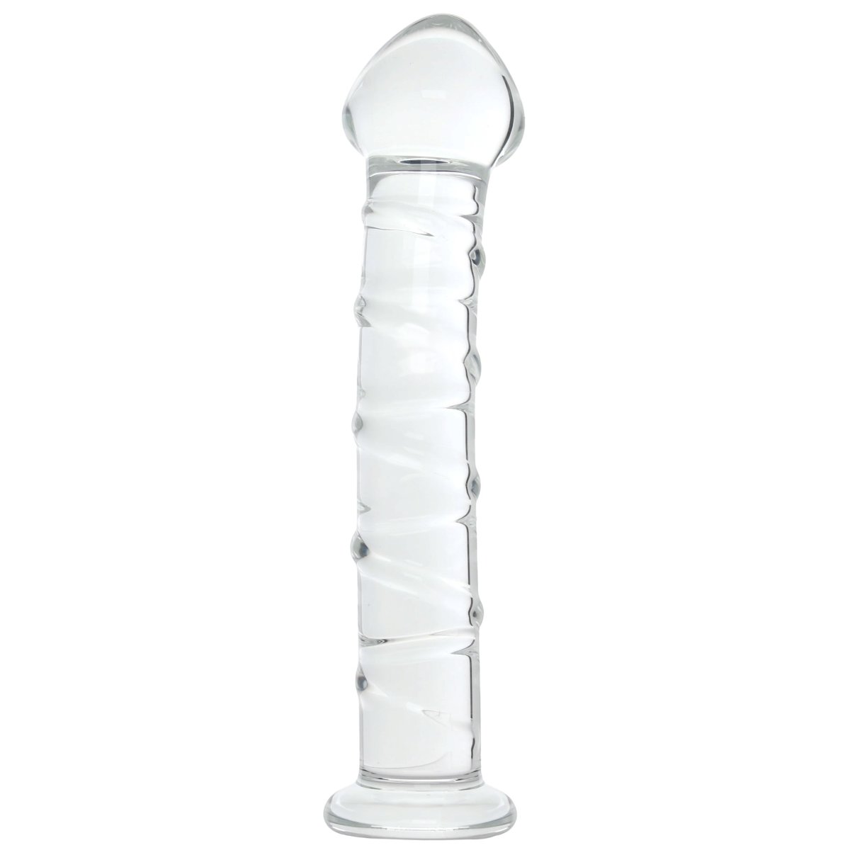 Clarity Seraphic Spiral Glass Dildo - Glass Sex Toy For Adults - Image 3