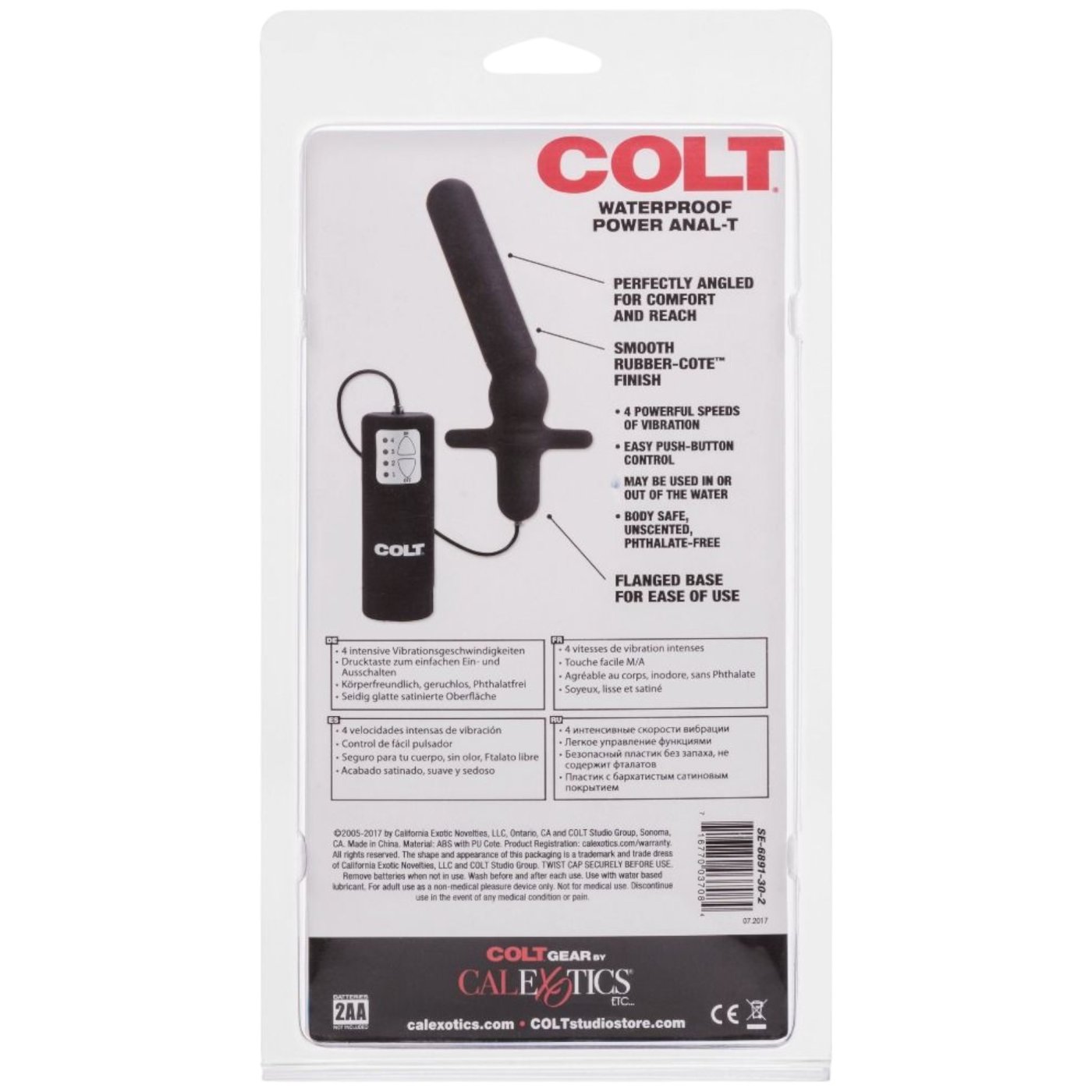COLT Waterproof Power Anal-T Butt Plug