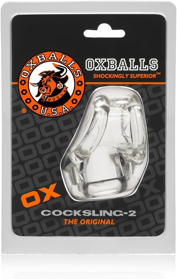 Oxballs Cocksling-2 Cock And Ball Ring Clear