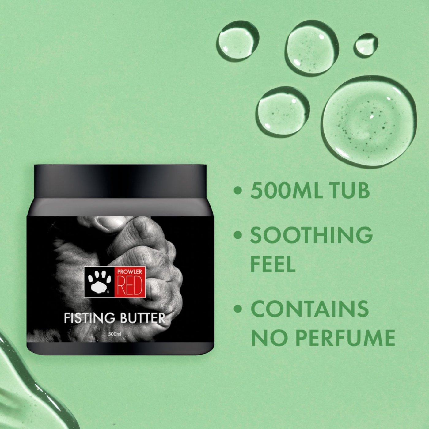 Prowler RED Fisting Butter Unscented Moisturising Anal Lubricant 500ml