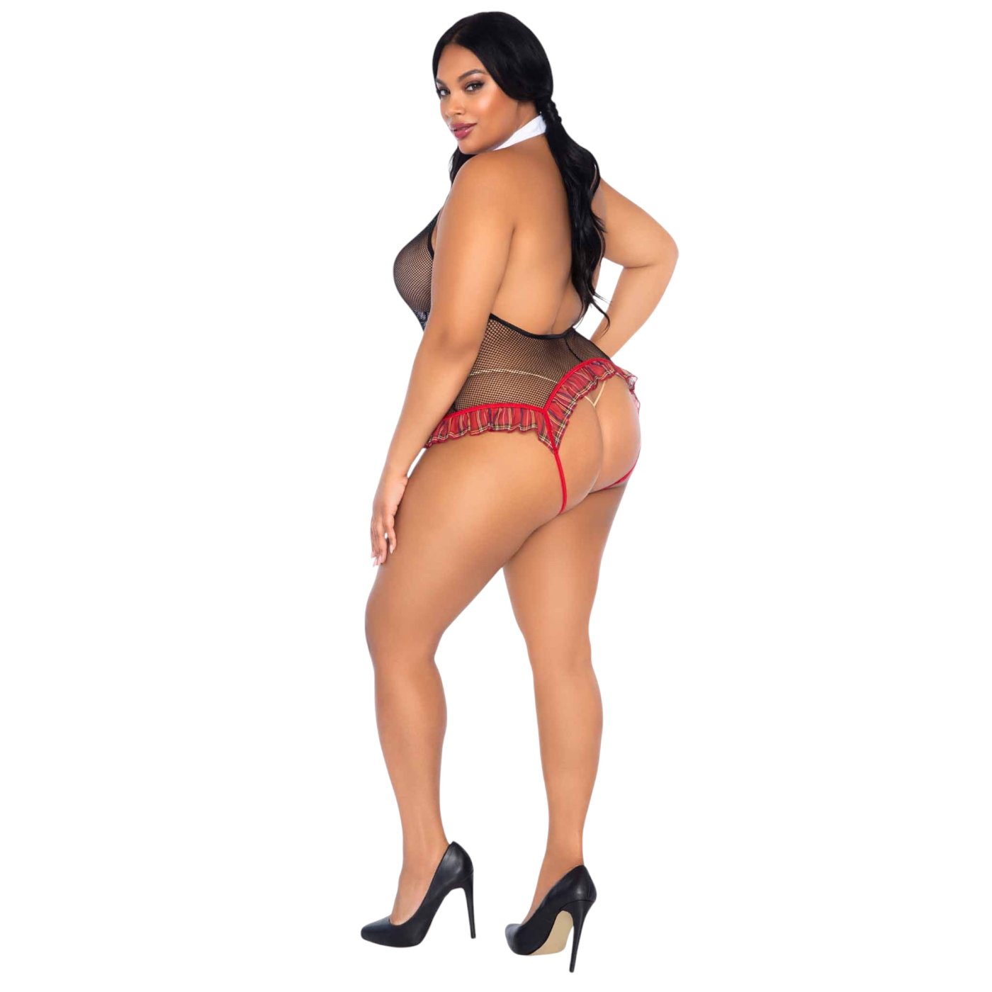Leg Avenue School Girl Crotchless Teddy Queen