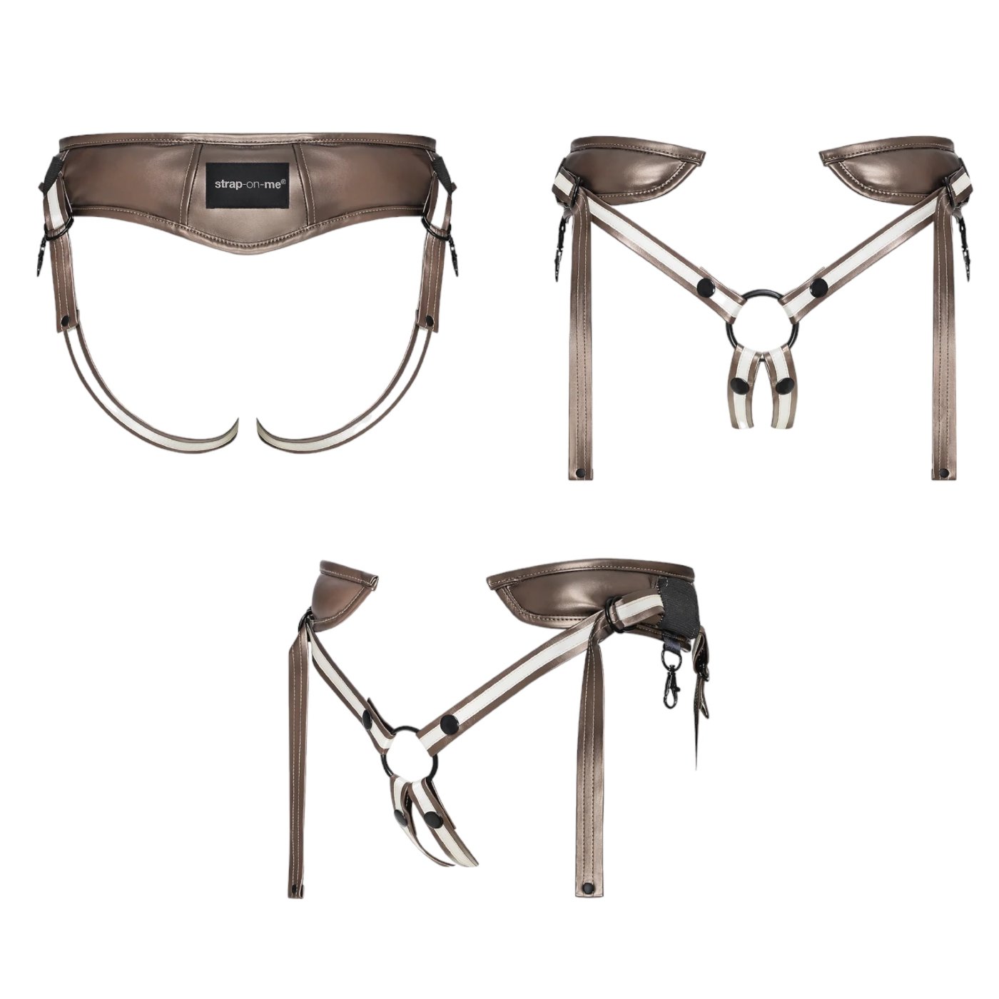 Strap-On-Me Desirous Adjustable Leatherette Harness
