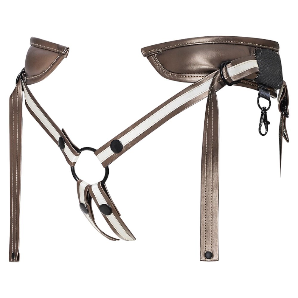 Strap-On-Me Desirous Adjustable Leatherette Harness
