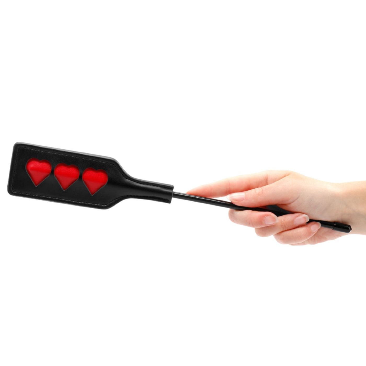 Ouch! Small Heart Spanking Crop 12 Inch