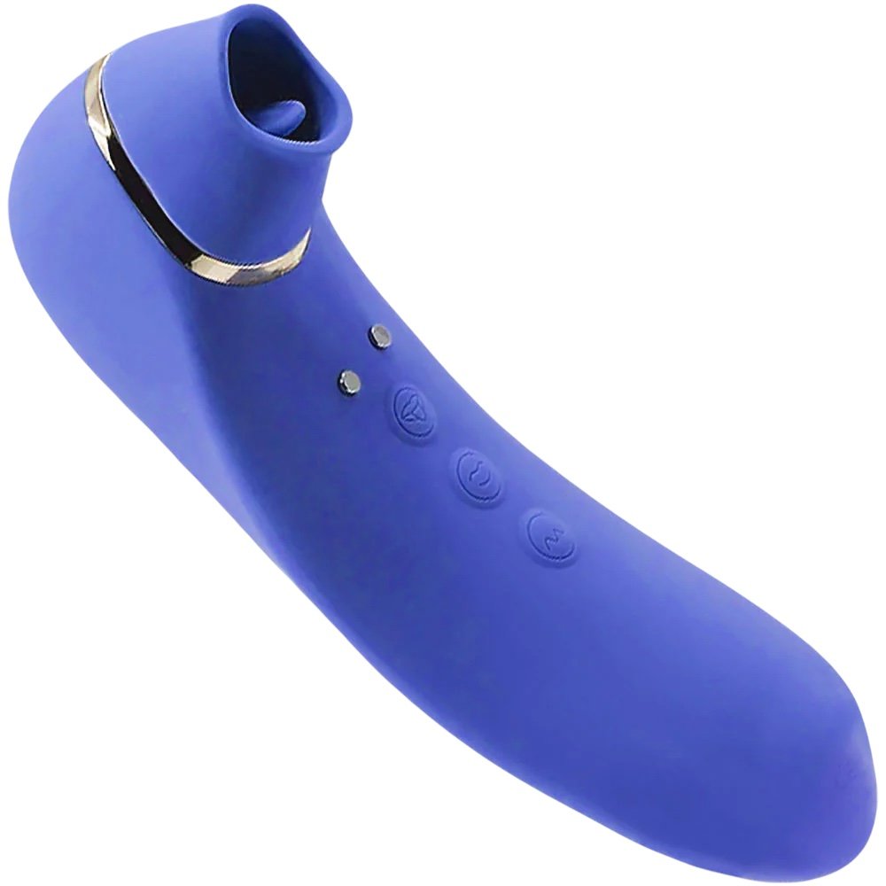 Nu Sensuelle Trinitii 3 in 1 Clitoral Suction Tongue Vibe Violet