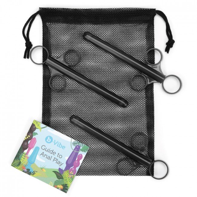 b-Vibe Lubricant Applicator Set Black (3 Pack)