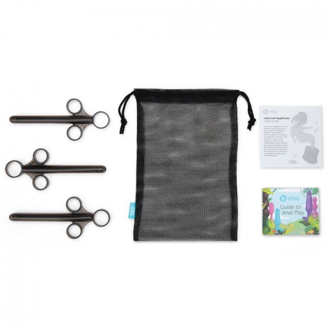 b-Vibe Lubricant Applicator Set Black (3 Pack)