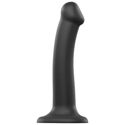 Strap-On-Me Dual Density Bendable Dildo Black 7 Inch