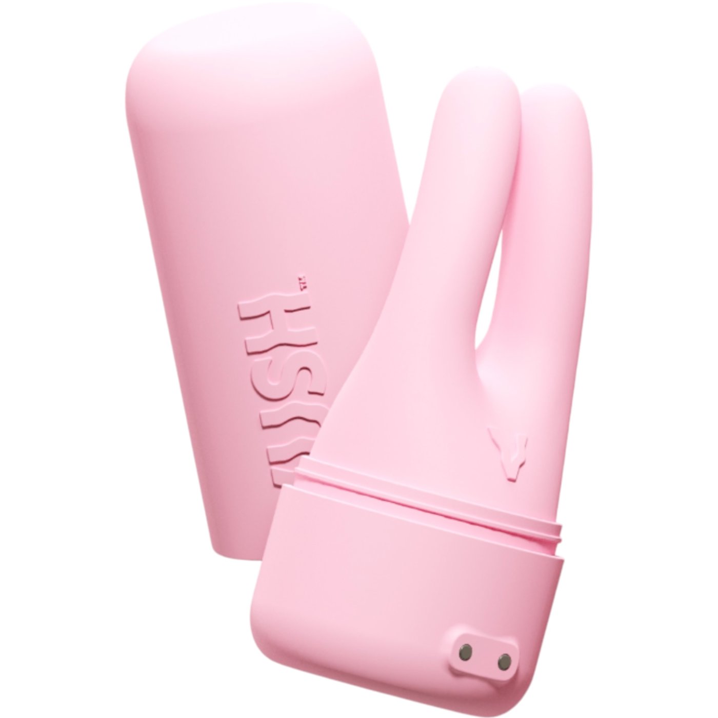 Vush Swish Compact Rechargeable Pink Dual Tip Clitoral Vibrator