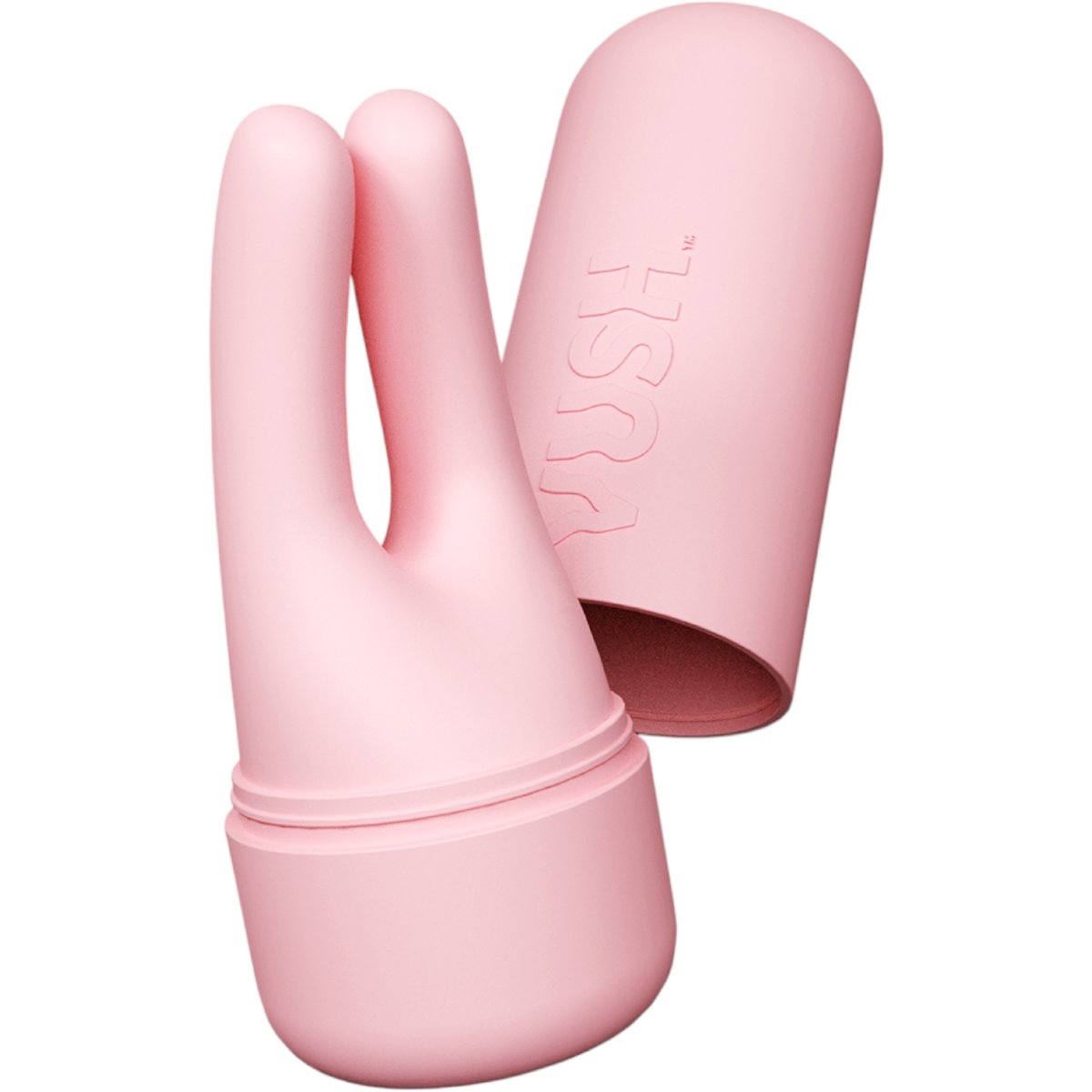 Vush Swish Compact Rechargeable Pink Dual Tip Clitoral Vibrator