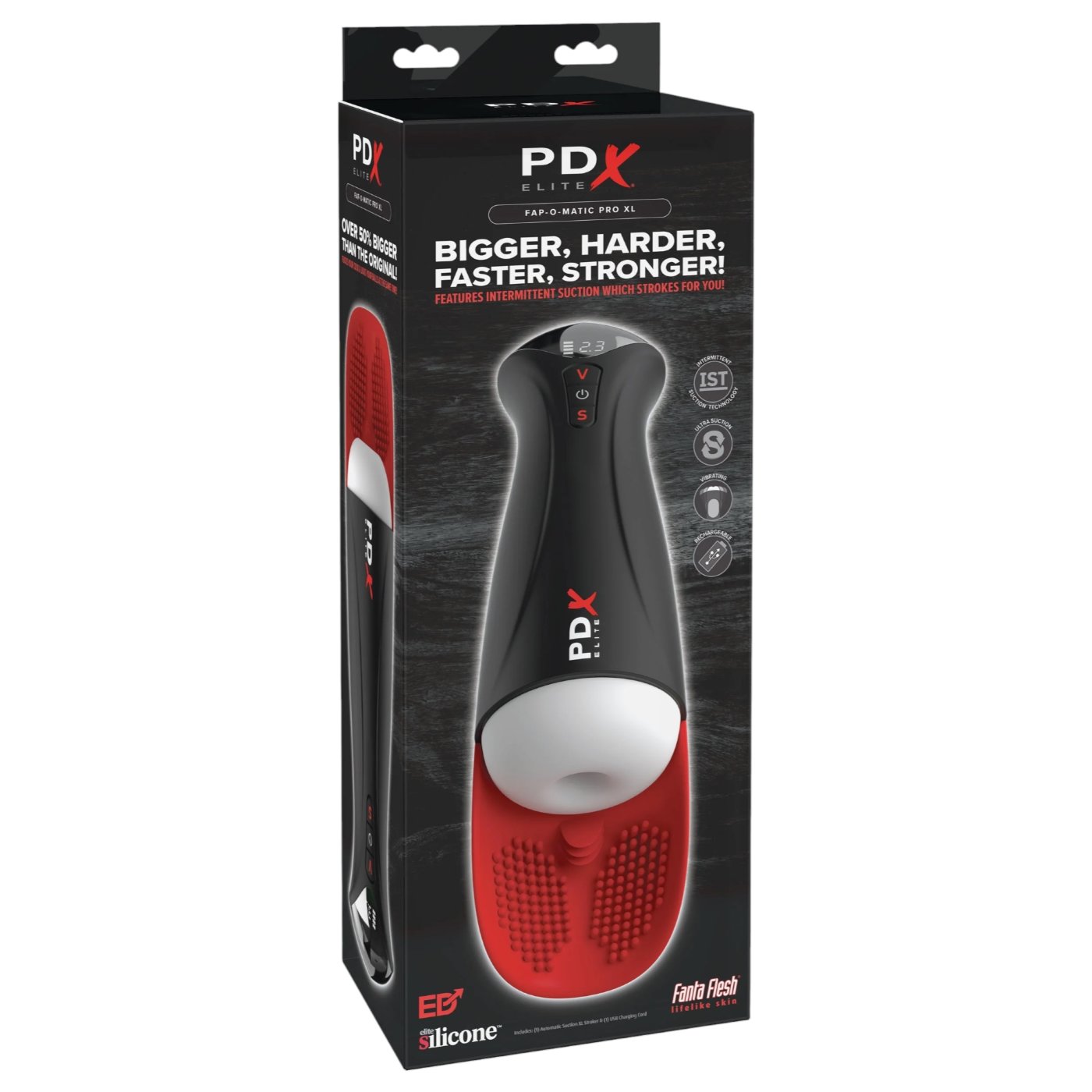 PDX Elite Fap-O-Matic Pro XL Vibrating Male Masturbator