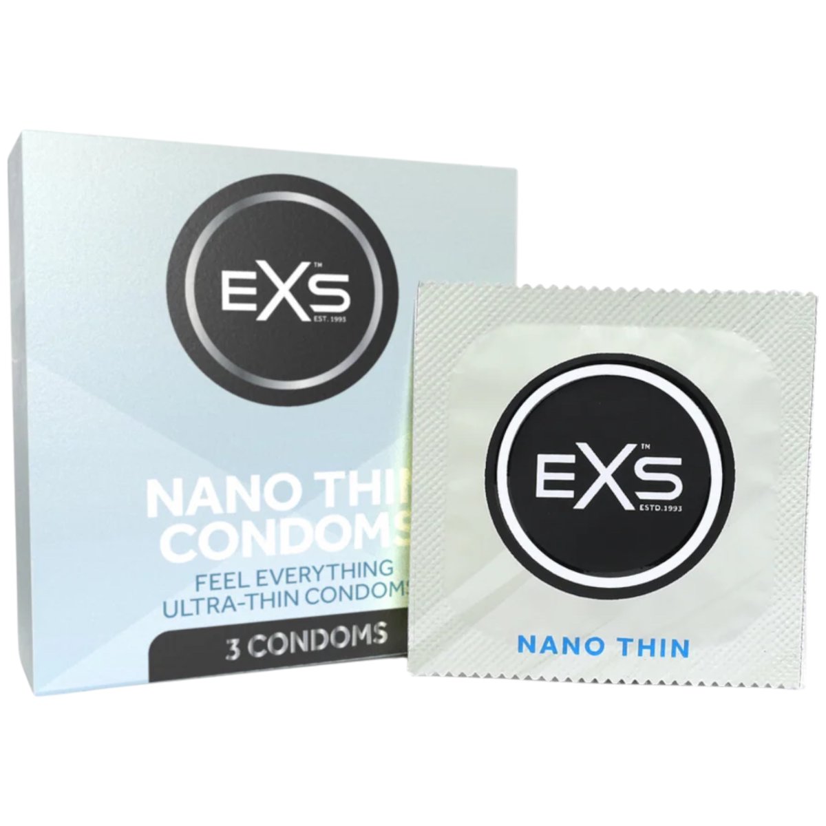 EXS Nano Thin Condoms 3 Pack – EXS