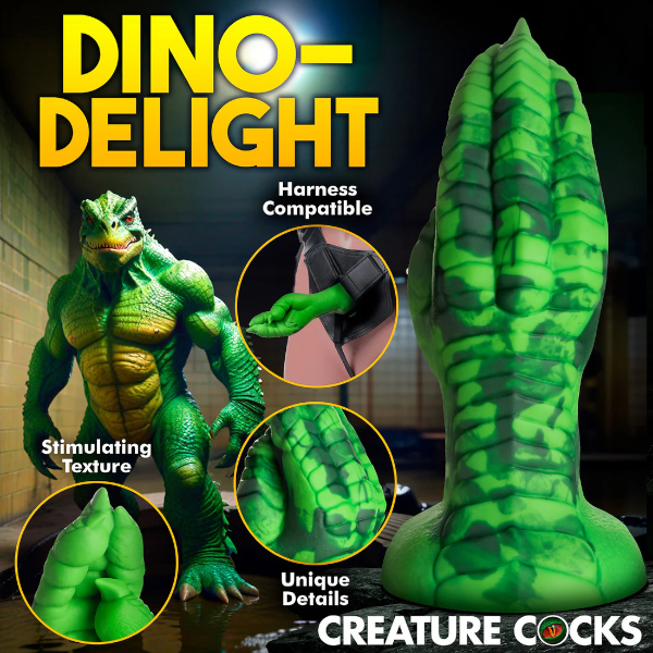 Creature Cocks Raptor Claw Silicone Fisting Dildo Green 8.6 Inch