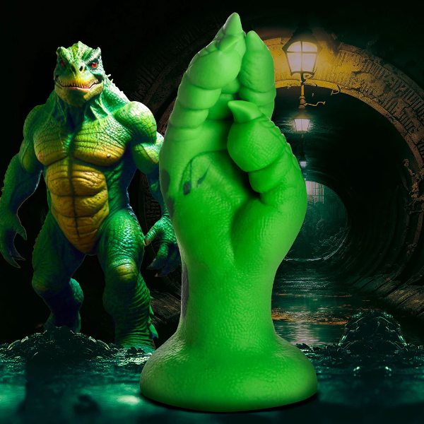 Creature Cocks Raptor Claw Silicone Fisting Dildo Green 8.6 Inch