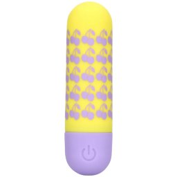 S-Line I Cherryish You Rechargeable Bullet Vibrator Yellow & Purple