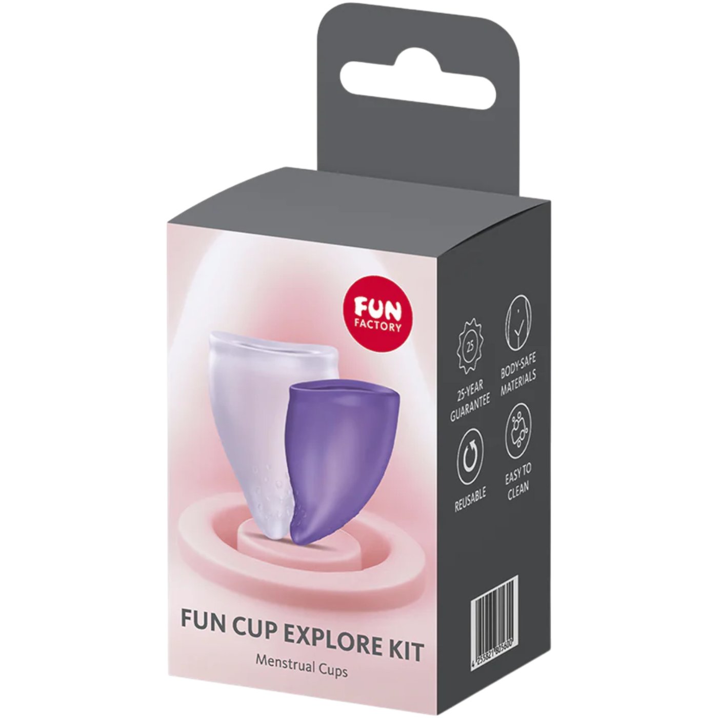 Fun Factory Fun Cup Explore Kit Menstrual Cups (2 Pack)