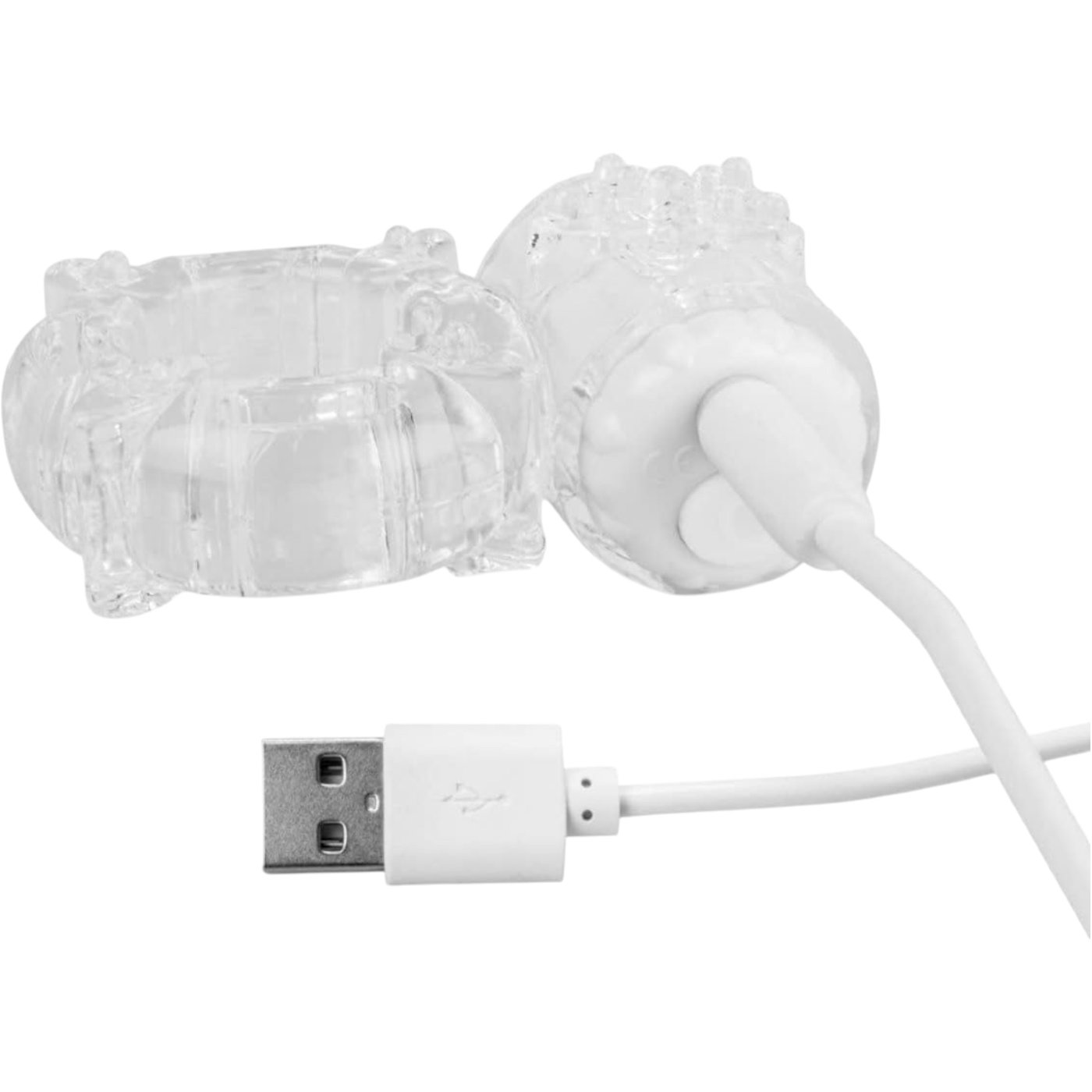 Screaming O The Big O Rechargeable Vibrating Cock Ring Clear