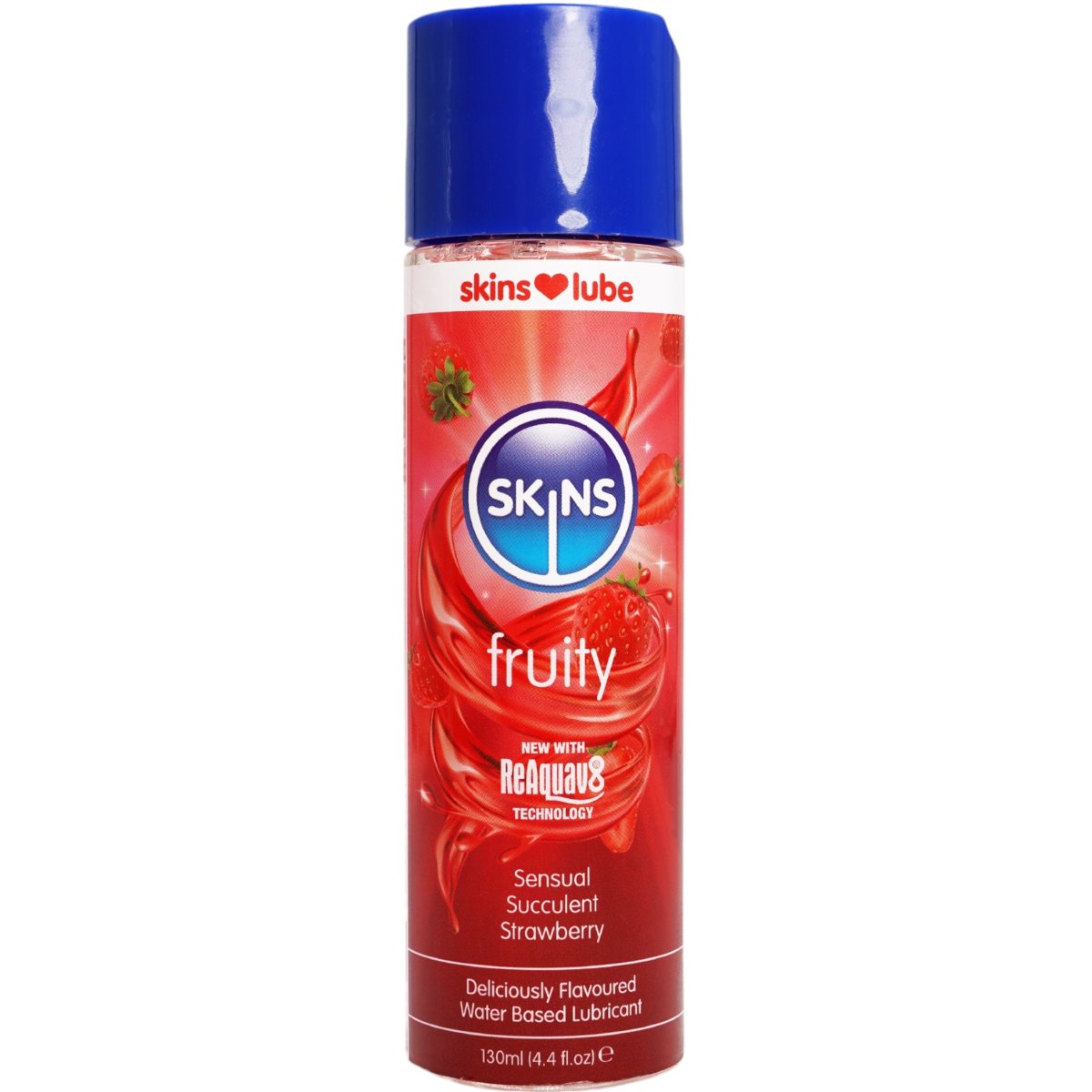 Skins Strawberry Water Based Lubricant 130ml