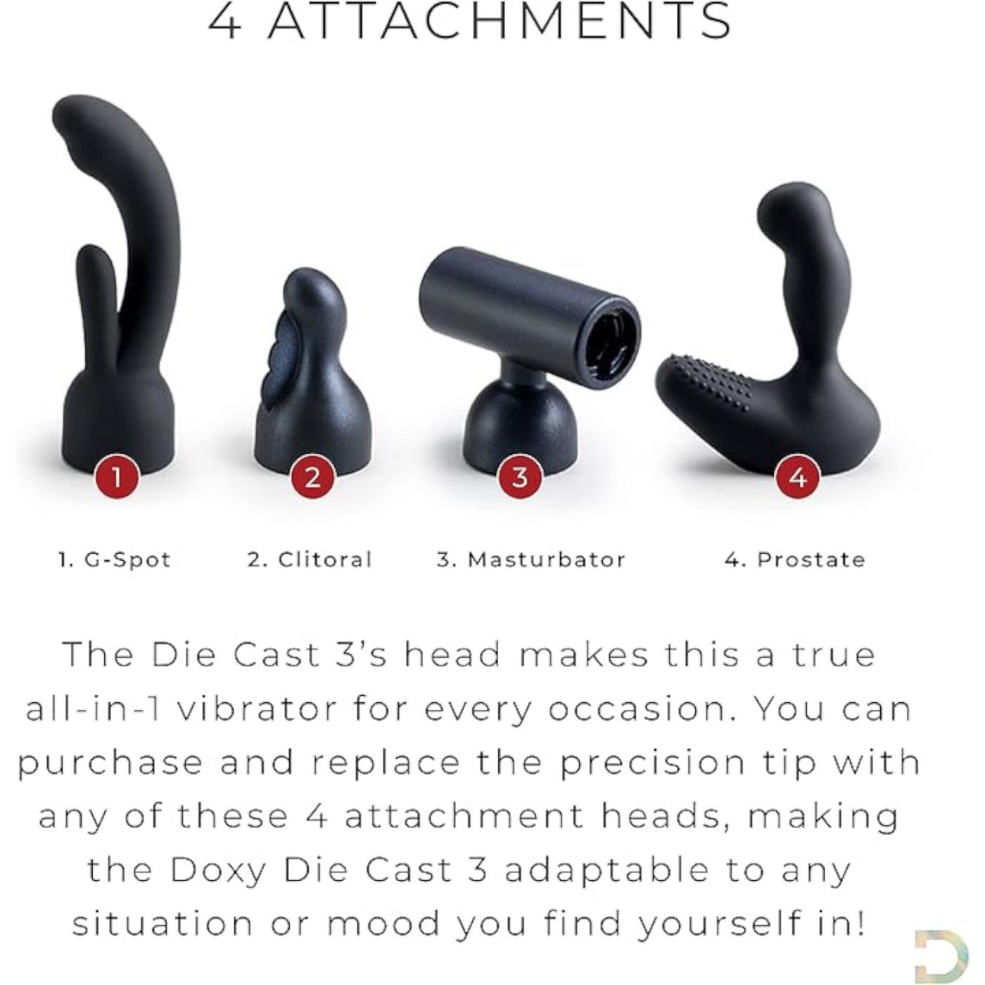 Doxy Die Cast 3 Wand Vibrator Roses Limited Edition