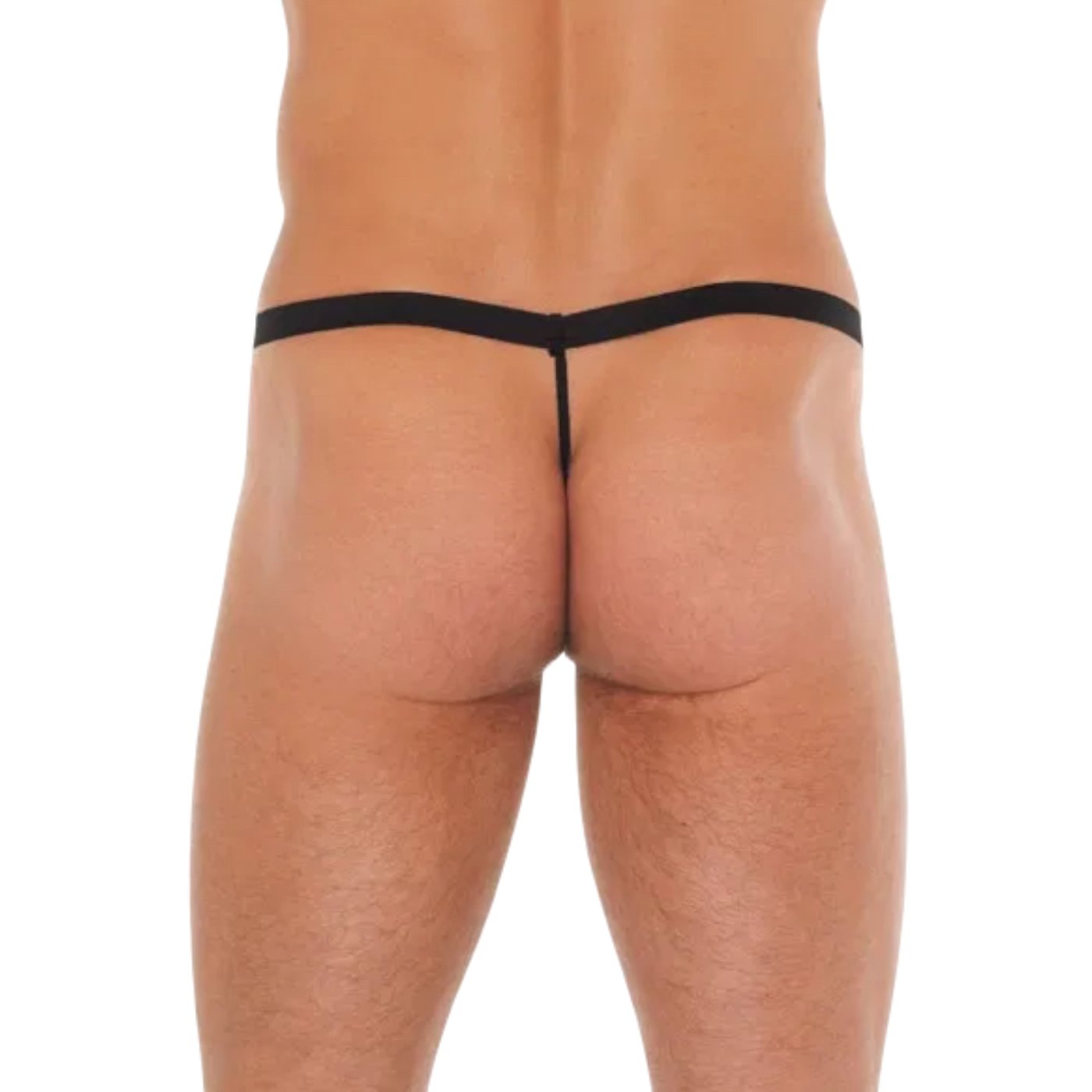 Rimba Men’s “Under Arrest” Handcuff G-String Black