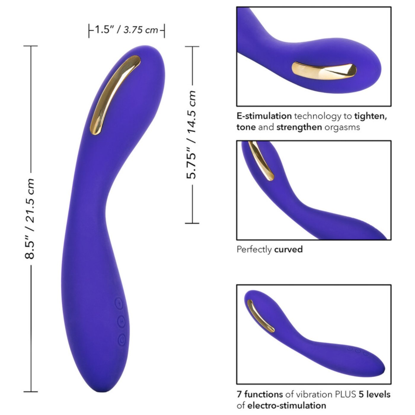 CalExotics Impulse Intimate E-Stimulator Wand Massager