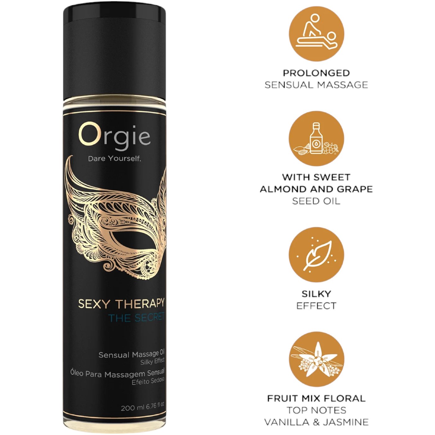 Orgie Sexy Therapy The Secret Sensual Massage Oil 200ml