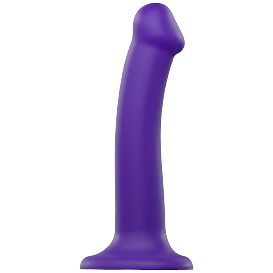 Strap-On-Me Dual Density Bendable Dildo Purple 7 Inch