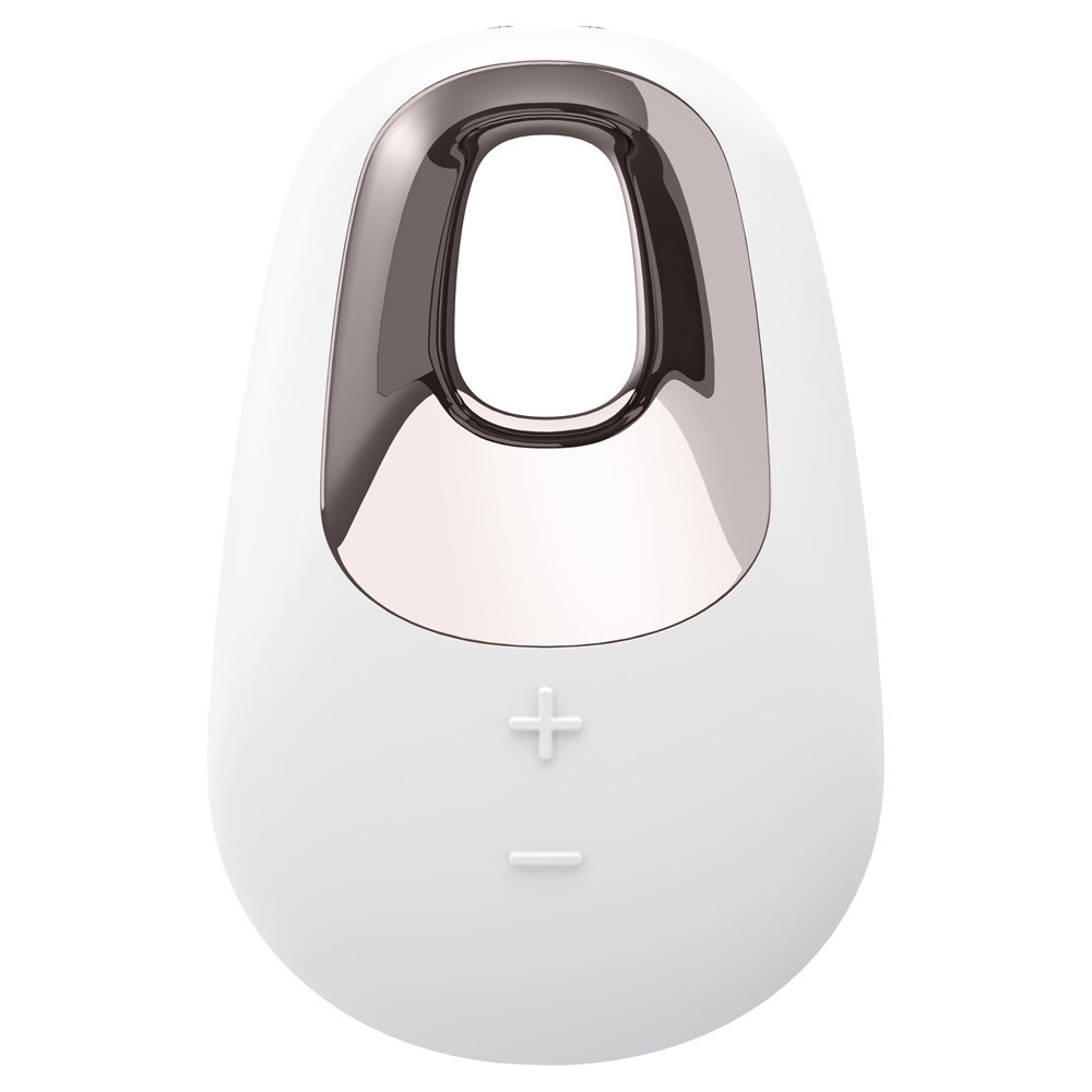 Satisfyer White Temptation Rechargeable Clitoral and Nipple Stimulator