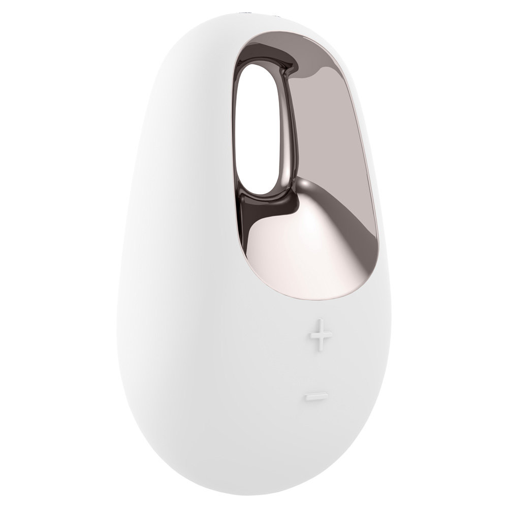 Satisfyer White Temptation Rechargeable Clitoral and Nipple Stimulator