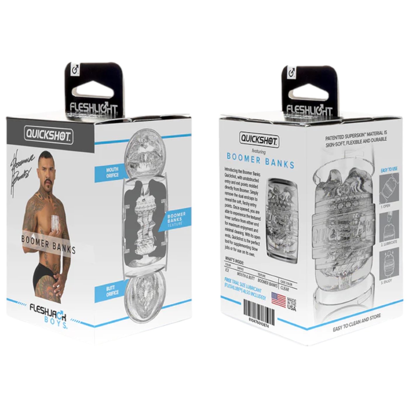 Fleshlight Quickshot Boomer Banks Dual Male Masturbator