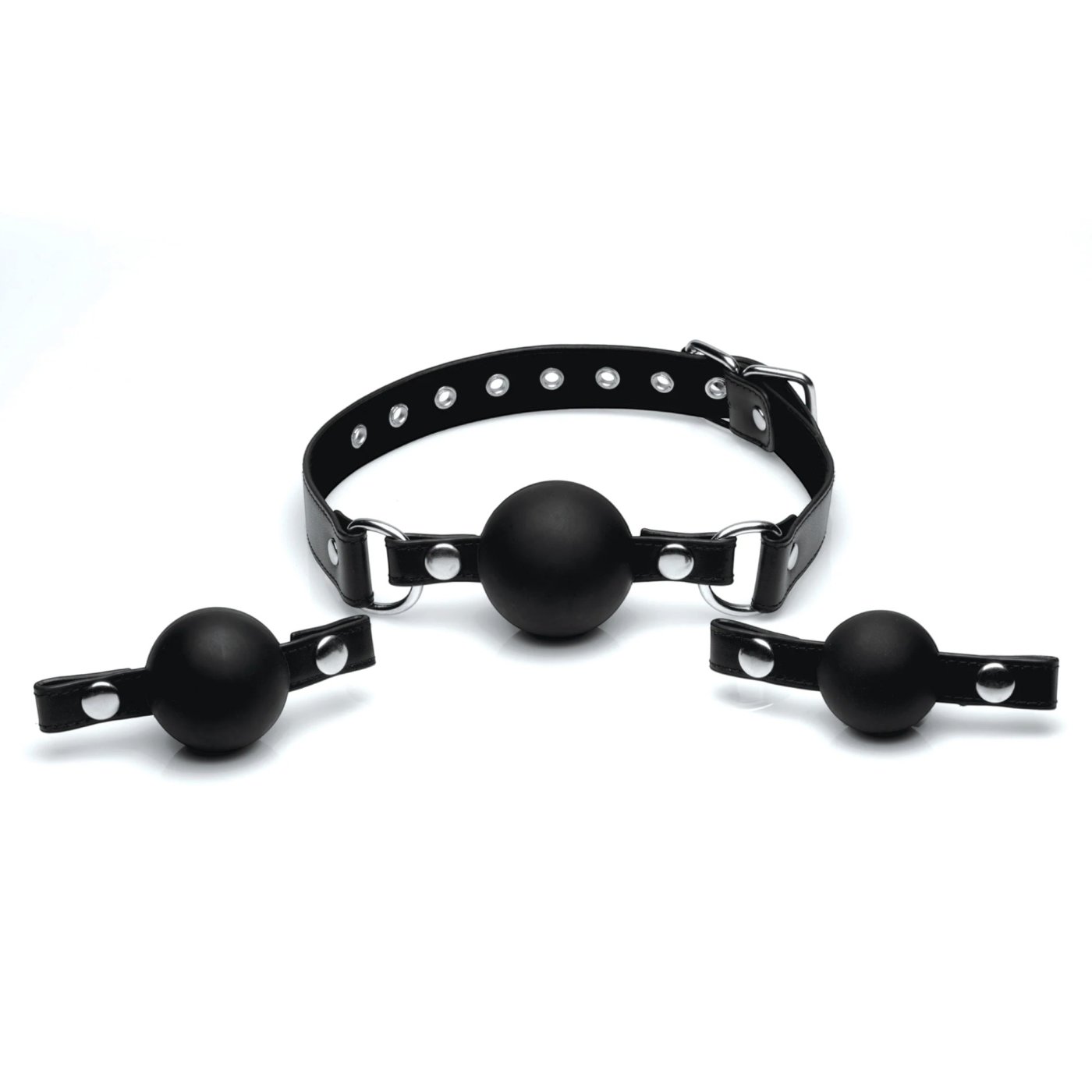 Strict Interchangeable Silicone Ball Gag Set