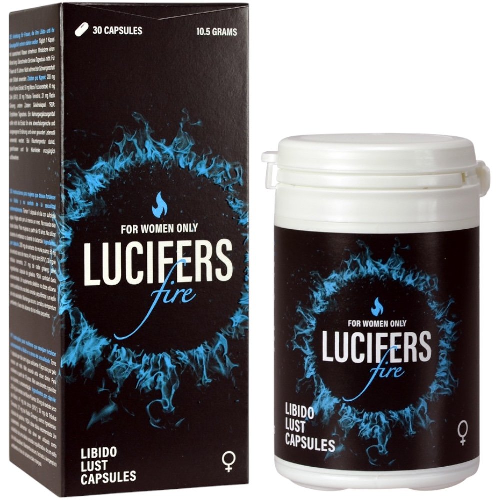 Lucifers Fire Libido Lust Capsules for Women (30 Pack)