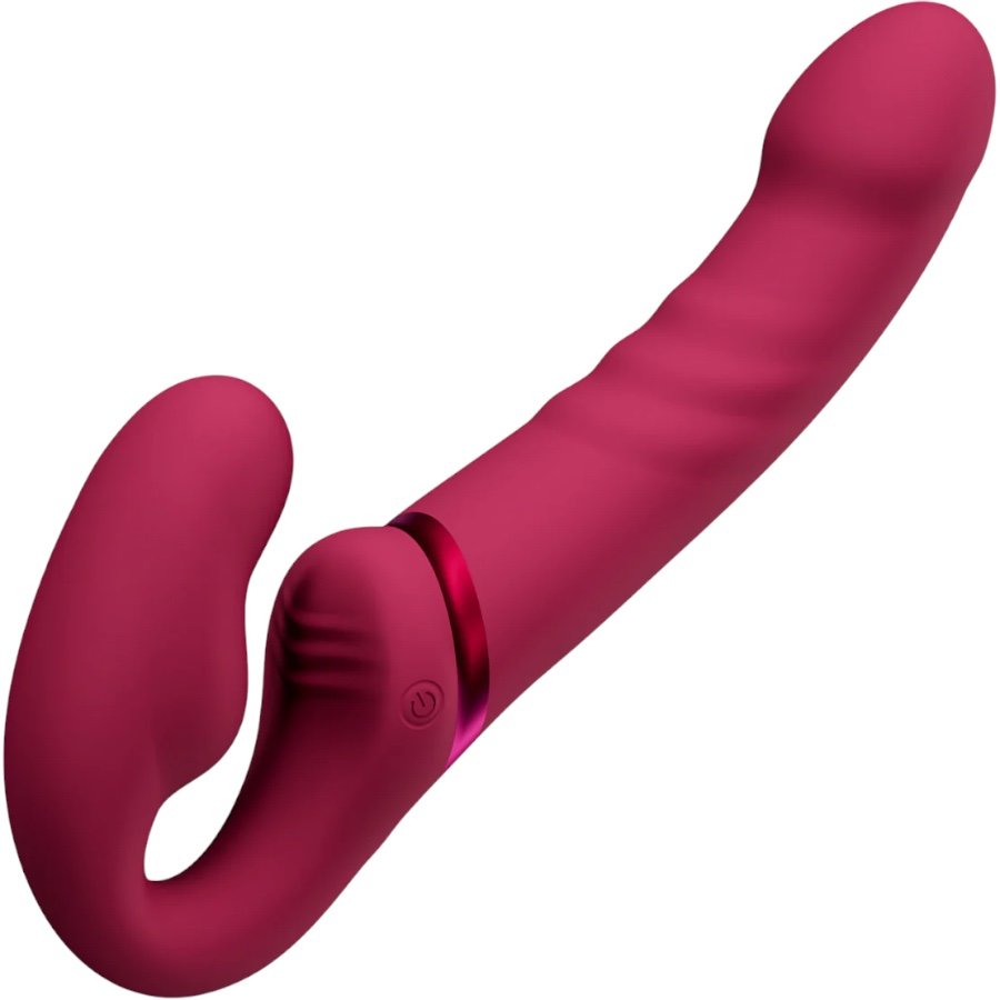 Lovense Lapis App Controlled Dual-Ended Vibrating Strapless Strap-On