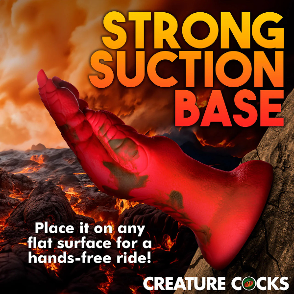 Creature Cocks Demon Claw Silicone Fisting Dildo Red 8.6 Inch