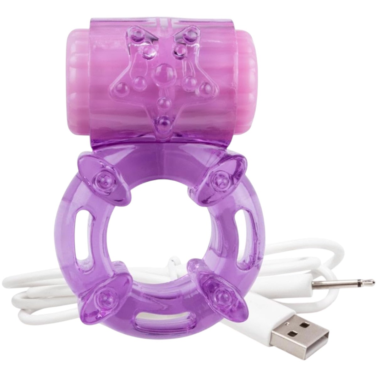 Screaming O The Big O Rechargeable Vibrating Cock Ring Purple