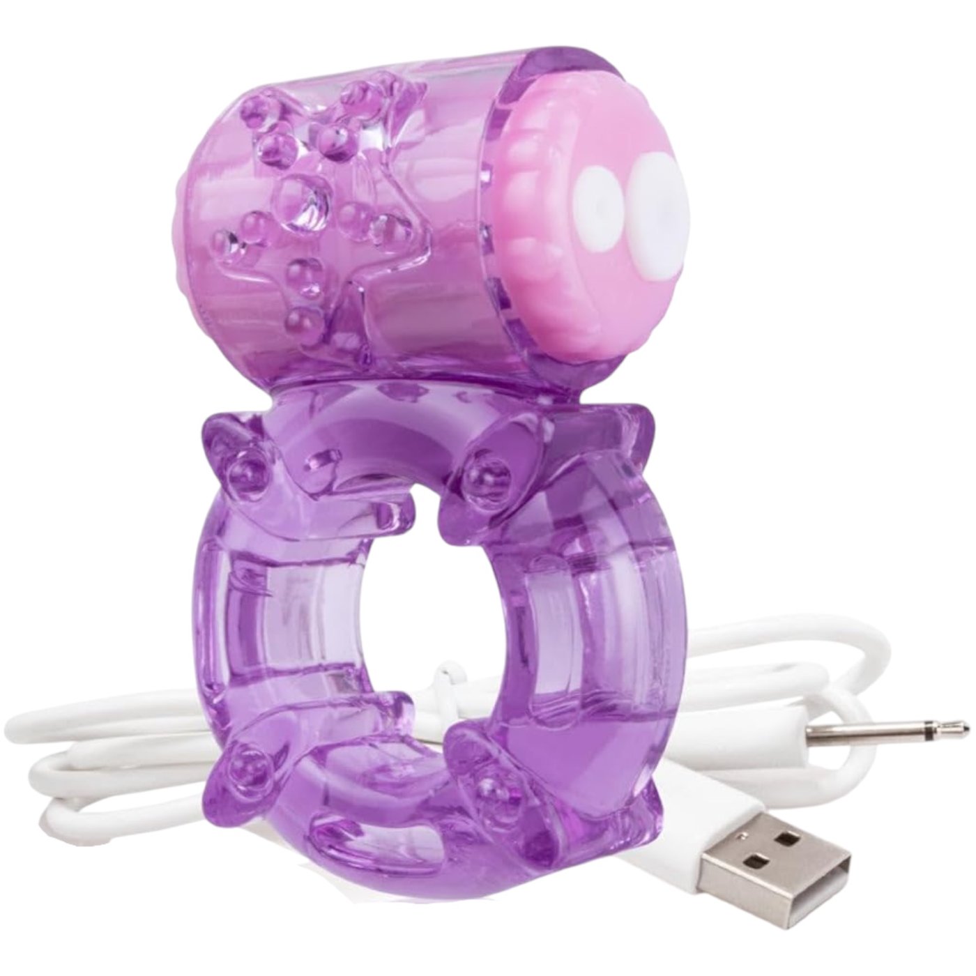 Screaming O The Big O Rechargeable Vibrating Cock Ring Purple