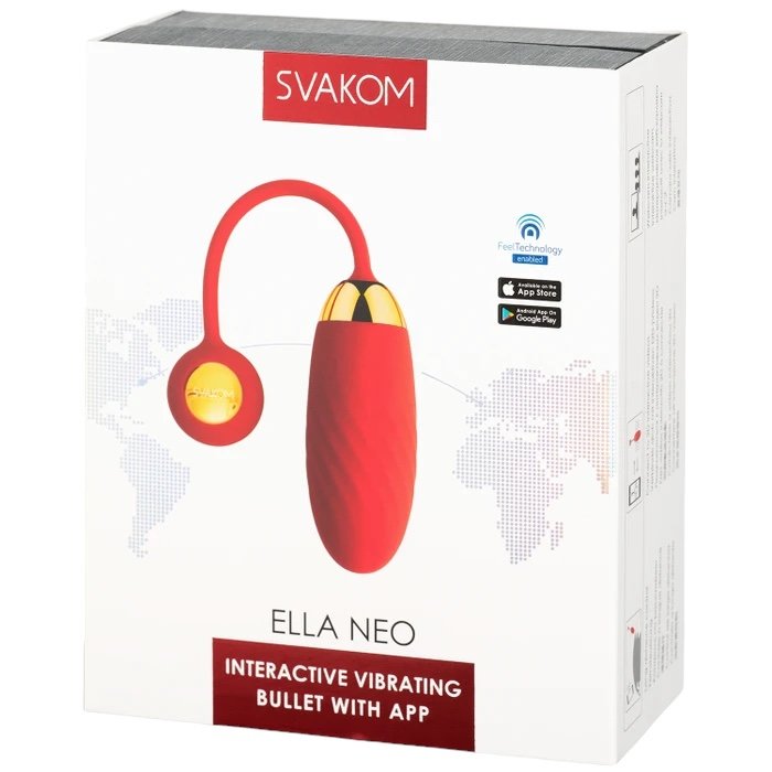 Svakom Ella Neo Interactive App Controlled Rechargeable Bullet Egg Vibrator