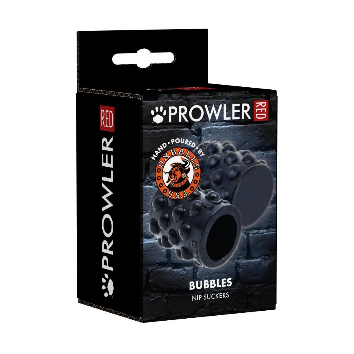 Prowler RED Bubbles Silicone Nipple Suckers by Oxballs
