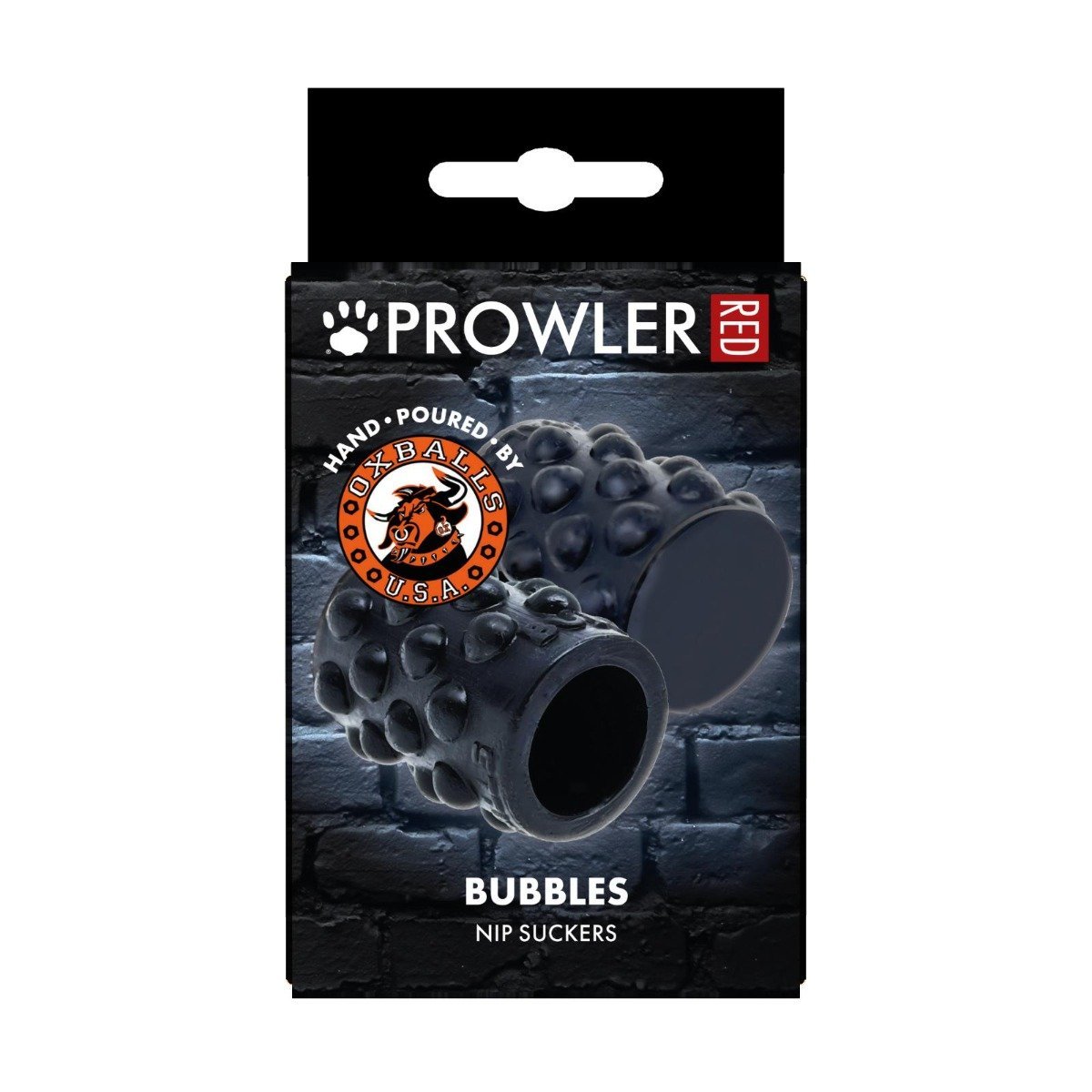 Prowler RED Bubbles Silicone Nipple Suckers by Oxballs