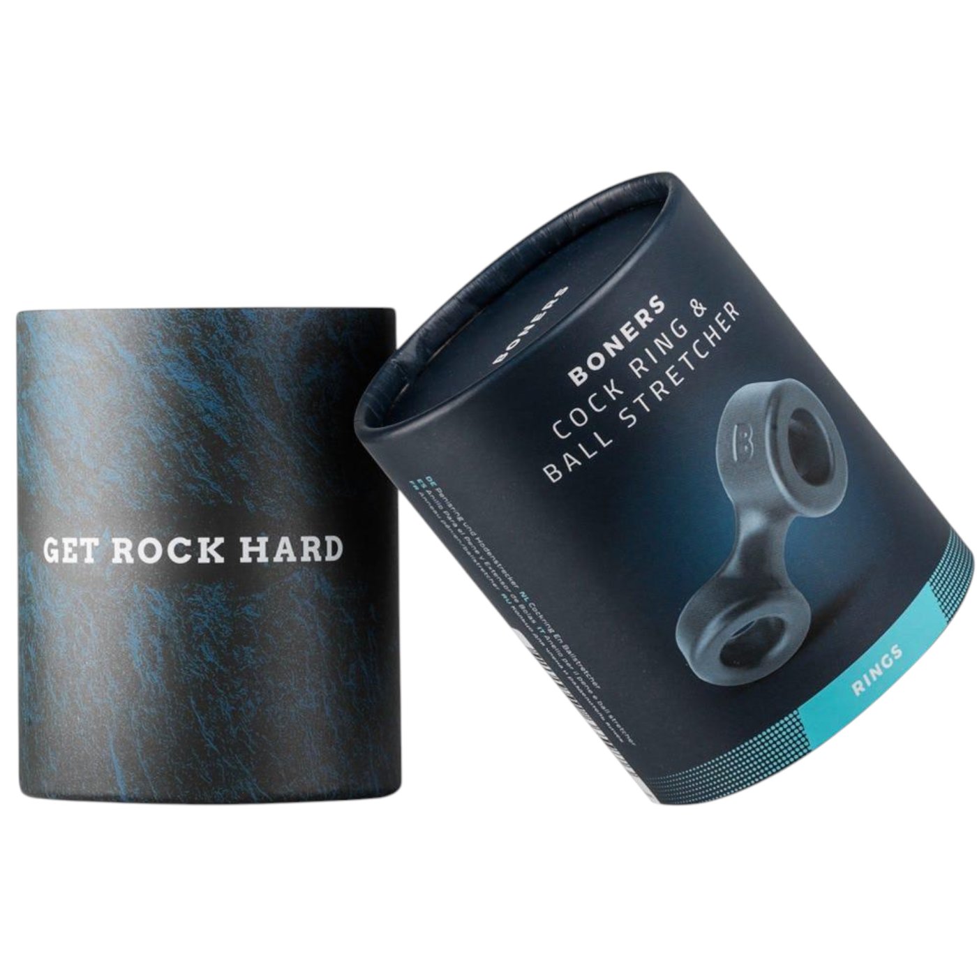 Boners Cock Ring And Ball Stretcher Grey