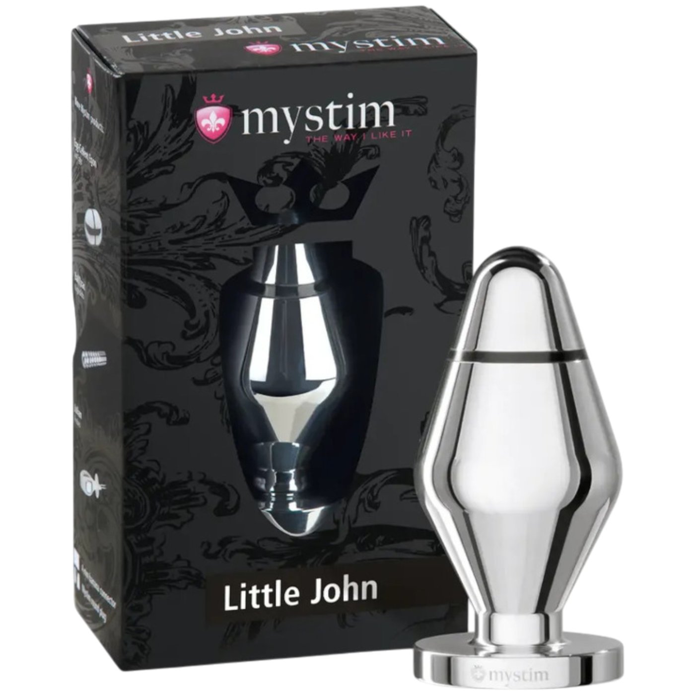 Mystim Little John S E-Stim Aluminium Butt Plug