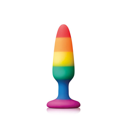 Pride Pleasure Butt Plug Small Rainbow – NS Novelties
