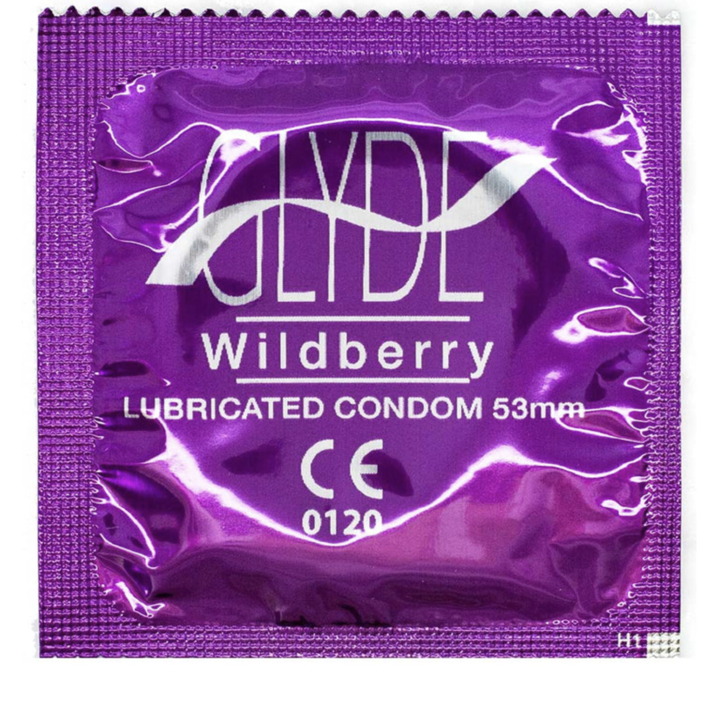 Glyde Wildberry Flavour Vegan Condoms 10 Pack