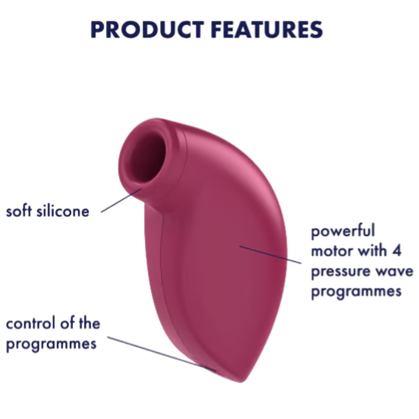 Satisfyer One Night Stand Clitoral Vibrator Pink